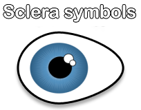 Sclera symbols